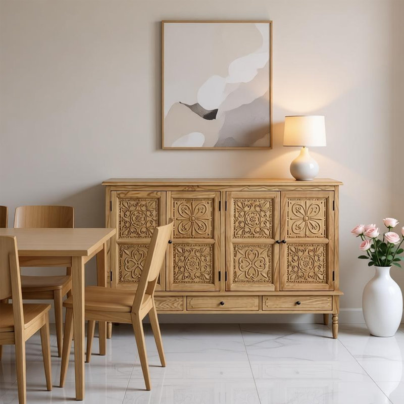 American-style minimalist luxury side cabinet