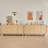 59.06" Sideboard Buffet Cabinet With Adjustable Shelves-308025036