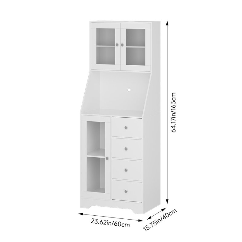 163cm Kitchen Pantry