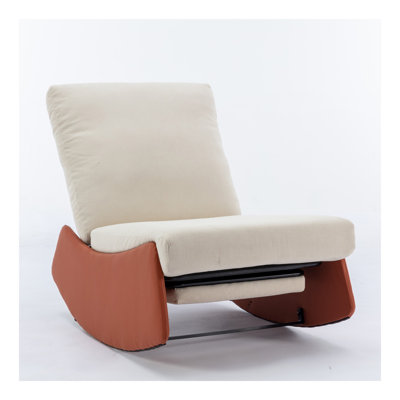 Modern Rocking Chair Recliner, Upholstered Lounge Chair for Indoor Living Room Bedroom by Latitude Run