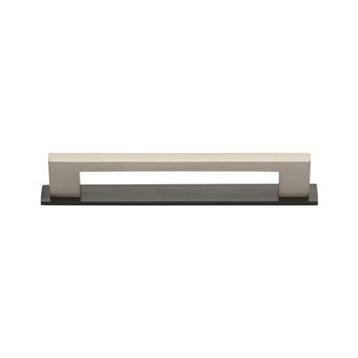Heritage Brass Heritage Cabinet Pull Metro Design with Plate