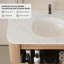 Meuble-lavabo mural 36 po avec comptoir, lavabo en céramique Arcora