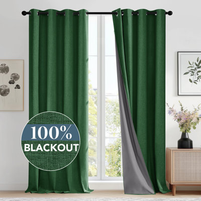Ipswich Blackout Thermal Grommet Curtain Panels
