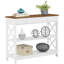 Console rectangulaire en MDF avec tiroirs; tablettes-109404685-109404678