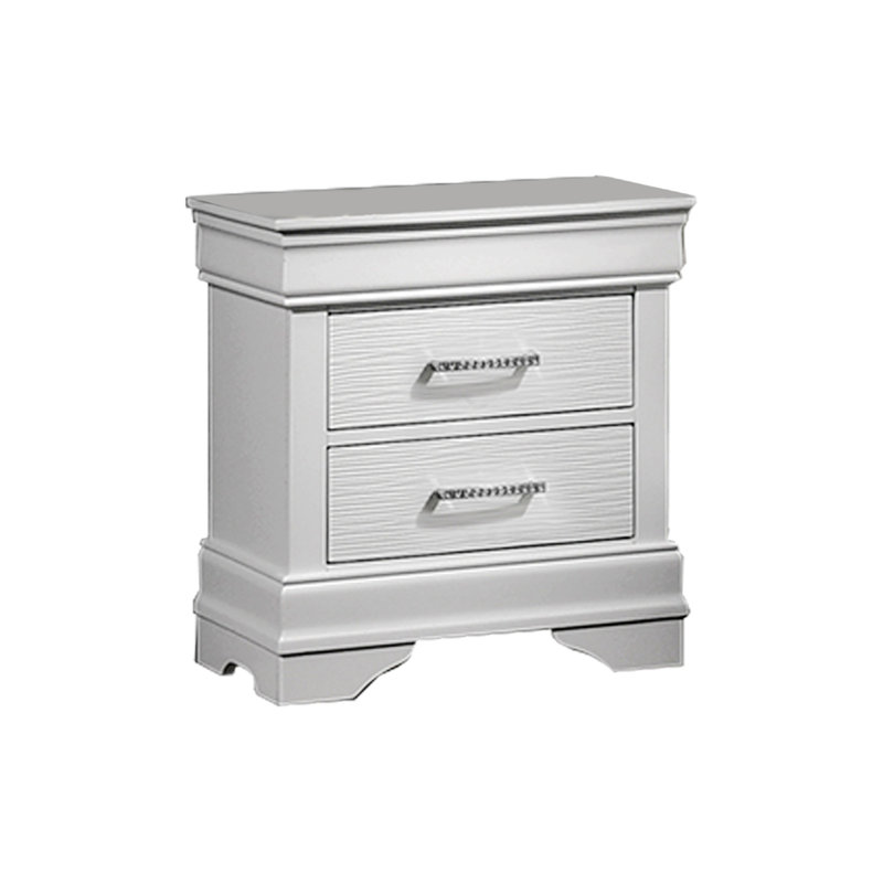 Bedside Table, Nightstand With Storage Drawers
