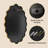 Scalloped Oval Metal Wall Mirror-482666980-482666987