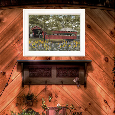 "Pottersburg Bridge" Framed Wall Art for Living Room, Bedroom Wall Decoration by Billy Jacobs