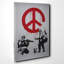 Banksy Peace Wall Graffiti - Wrapped Canvas-19042297