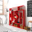 134cm H x 134cm W Geometric Bookcase-398684334