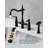 Double Handle Bridge Centerset Faucet with Side Sprayer for Kitchen Sinks-101981371