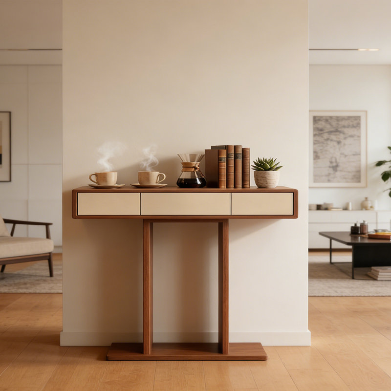 Console Modern Minimalist, H 33,5 po x l 39,4 po x P 13 po