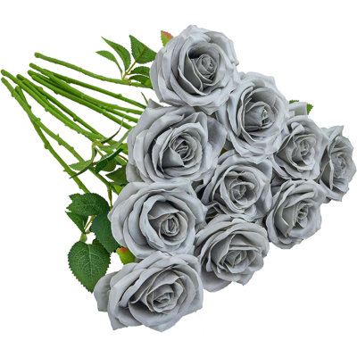 Bouquet de fleurs artificielles 10 pièces