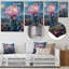 Rose rose, fleur bleue, cactus Grace IV - cactus floral-106188348-106188357