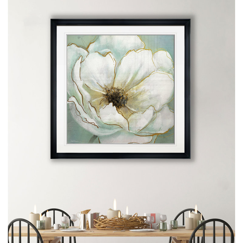 « molle-bleu splendor », reproduction de peinture à l’huile sur toile tendue, H 26,5 po x l 26,5 po x P 1,5 po