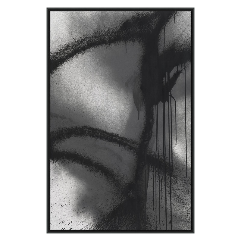 «Bone 2» par Hoang, Van, H 35 po x l 23 po, Noir