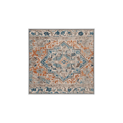 Machine Washable Gray Area Rug