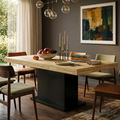 Dining Table With Expandable Desktop For Home & Office