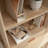 Library Hutch, Brown Finish