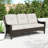 Outdoor Wicker Sofa With Cushions-240900935