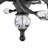 Eve 12 - Light Steel Dimmable Tiered Chandelier