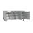 72 in. Three Door Commercial Undercounter Refrigerator 18 cu. ft. (KM-UCR-3DSS)