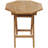 Octagonal Foldable Outdoor Side Table , 17.5 " W 23 " D