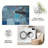 Modern Patchwork Blue carpet-easy to clean, machine-washable, soft and comfortable; suitable for door mats, kitchens, living rooms, bedrooms, corridors, and laundry areas. Easy to clean, durable carpet for home decoration.-129234765