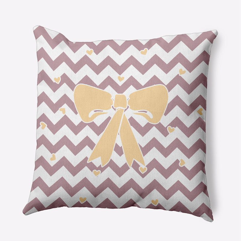 Geometric Reversible Throw Pillow, 20" H x 20" W, Square