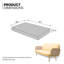 Housse pour canapé-lit réversible en tissu de polyester réversible avec fermeture à glissière 3 côtés-96484516-87758522