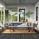 Fleur 74'' Rectangular 8 - Person Outdoor Dining Set with Cushions
