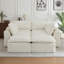 Cloud Sectional Couches For Living Room, Convertible U-Shape Couch With Ottoman-1571008687