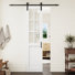 Porte standard 24 "x 96" en verre manufacturé 6-Lite