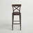 Zeitz Solid Wood Counter Stool with Solid Wood Frame-1650575156