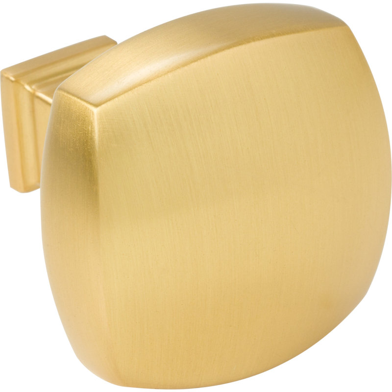 Audrey Square Knob, Brushed Gold