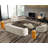 Azzurro Upholstered 92'' Sofa