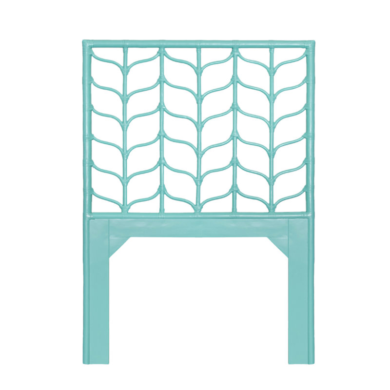 Lit plateforme Ivy, Simple, Turquoise