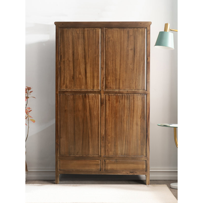 Porte de garde-robe chic en bois