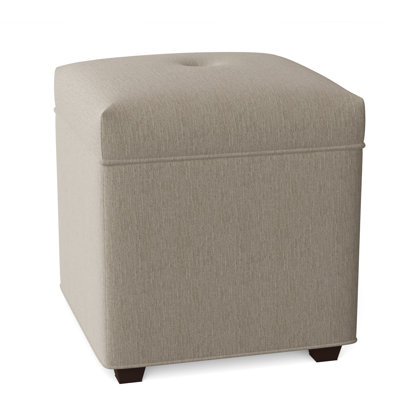 Kaplan 19" Wide Square Storage Ottoman