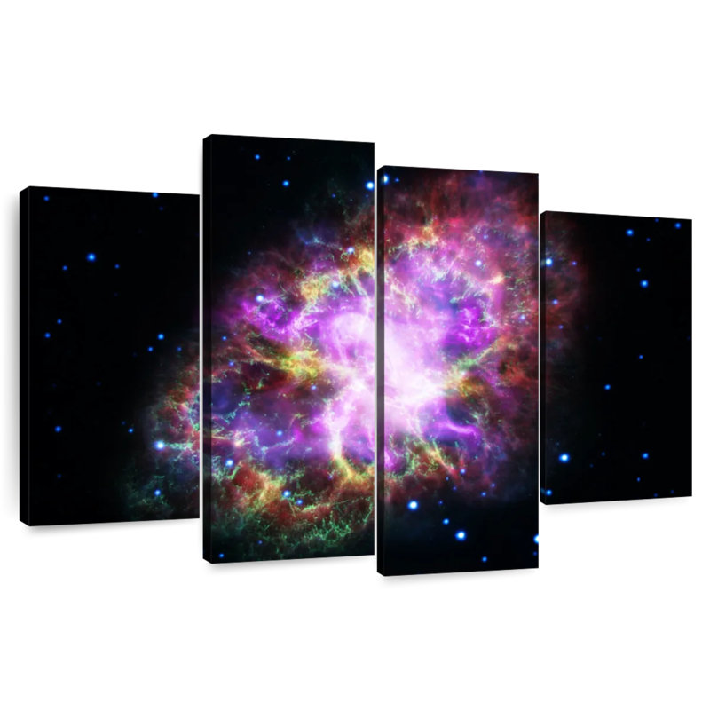 Oberle Sparkling Crab Nebula, 27" H x 43" W