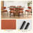 Boucle Sherpa Dining Chairs Set - Ergonomic Curved Back Upholstered Chairs with Sturdy Frame, Easy Assembly for Modern Kitchen & Dining Room-2097268065-2106340442