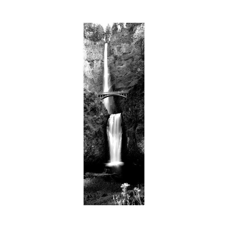 Chute d'eau dans une forêt I, Multnomah Falls, Columbia River Gorge, Oregon, États-Unis - Giclée sur toile tendue avec châssis