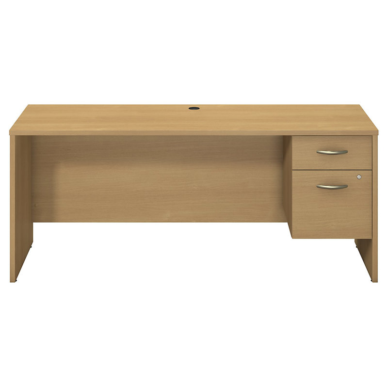 Bureau Ringold Series C, Chêne clair, H 30 po x l 71 po x p 24 po