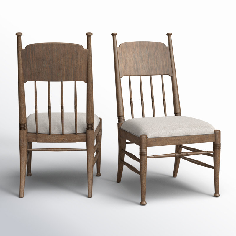 Americana Upholstered Side Chair, Honey