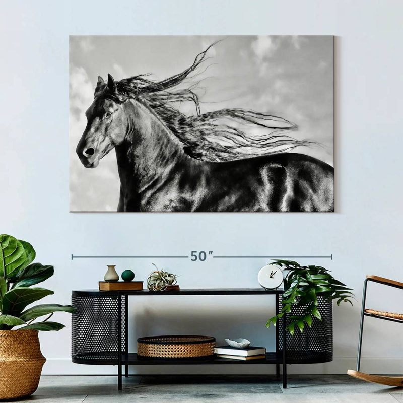 Wind Blown Mane III, 34" H x 51" W