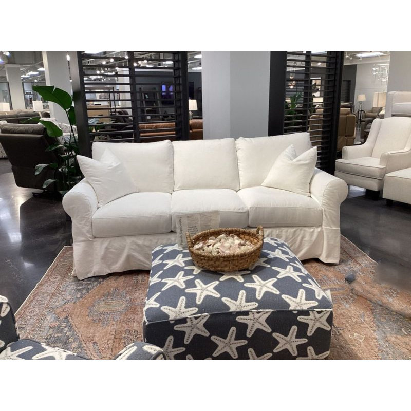 Cassanora Snow Slipcover Sofa