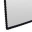 Miroir mural Perz, cadre carré, cadre en bois perlé-112858299-112858300