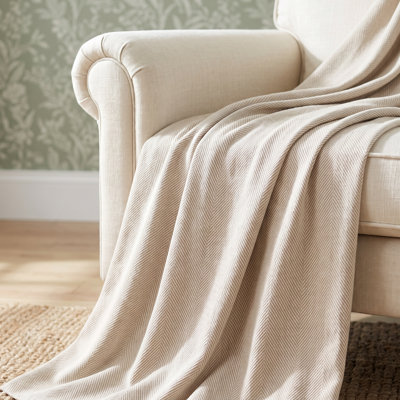 Herringbone Throw Blanket