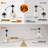 Raindrop Pendant Lights for Kitchen Island or Bedroom (Set of 2)-1021907863