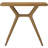 Modern Solid Wood Console Table With Cross-Leg Base, Scandinavian Design Sofa Table For Living Room, Entryway, Or Foyer