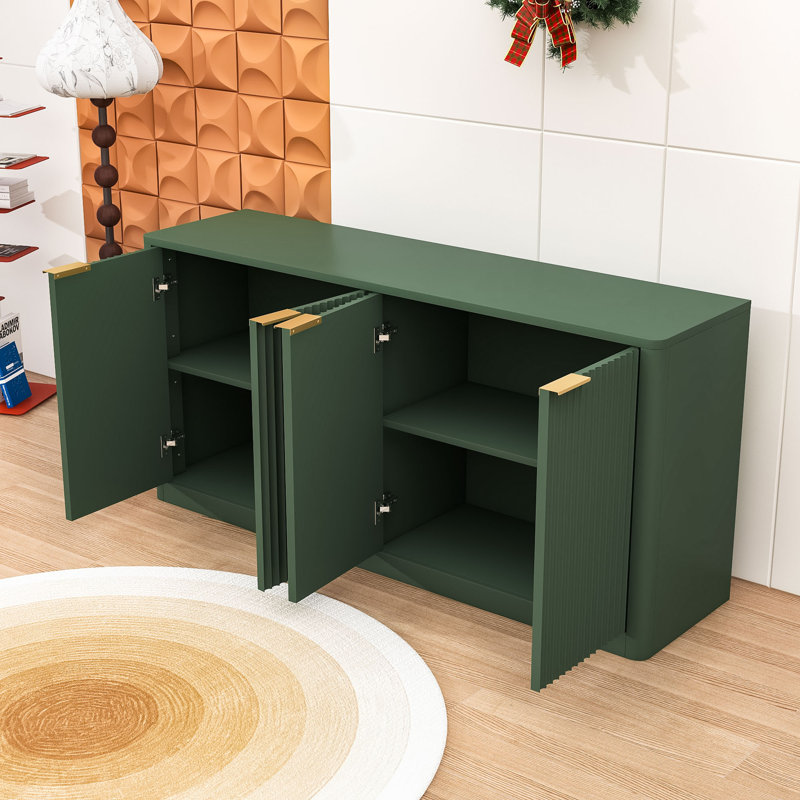 Armoire de rangement Elegant Wave, Vert